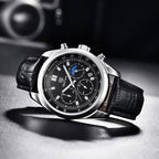BENYAR ORIGINAL LEATHER STRAP WATCH