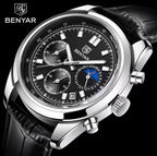 BENYAR ORIGINAL LEATHER STRAP WATCH