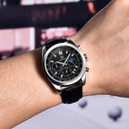 BENYAR ORIGINAL LEATHER STRAP WATCH