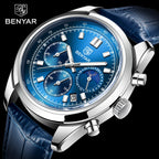 BENYAR ORIGINAL LEATHER STRAP WATCH