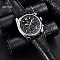 BENYAR ORIGINAL LEATHER STRAP WATCH