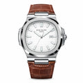 Patek Philippe Leather Strap Watch – Brown and white
