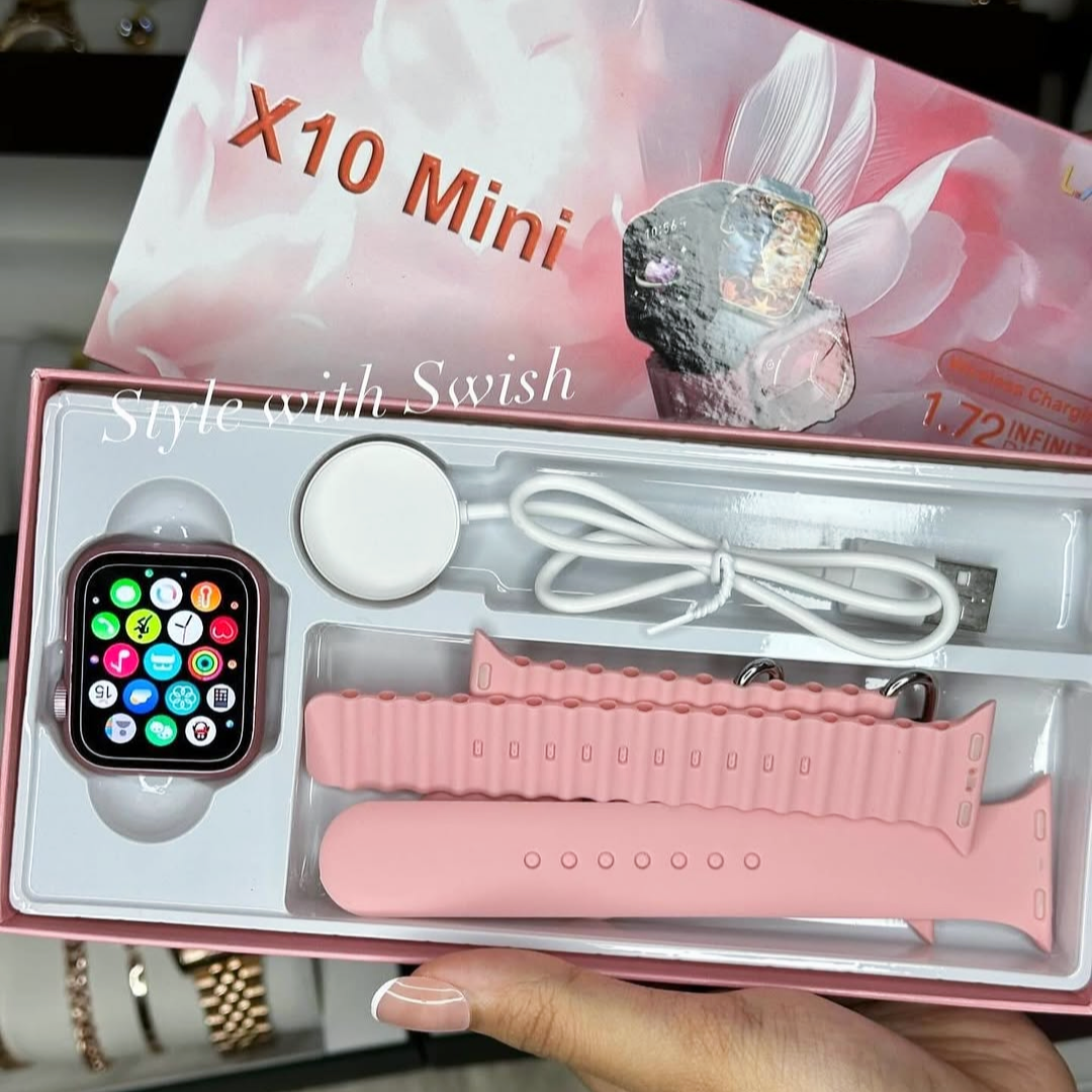 X 10 MINI SMART WATCH –DUAL STRAPS