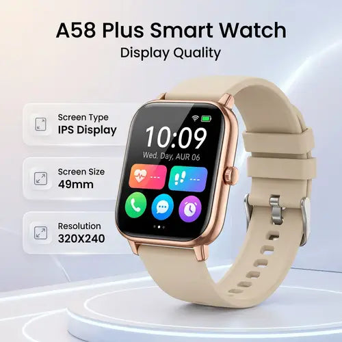 A58 Plus Ladies Smartwatch – Combo Set 8in1